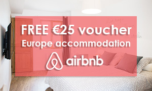 Airbnb voucher 25 euros off accommodation