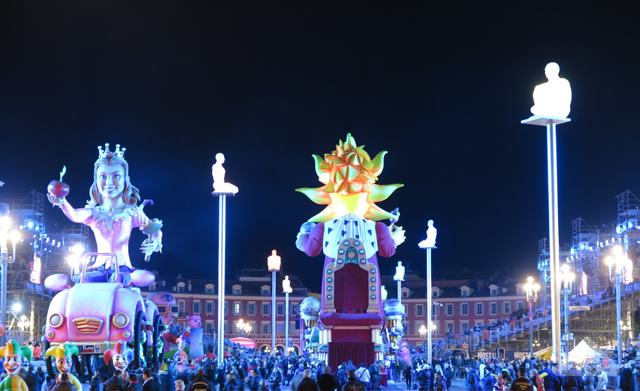 Desfile de carnaval em Nice