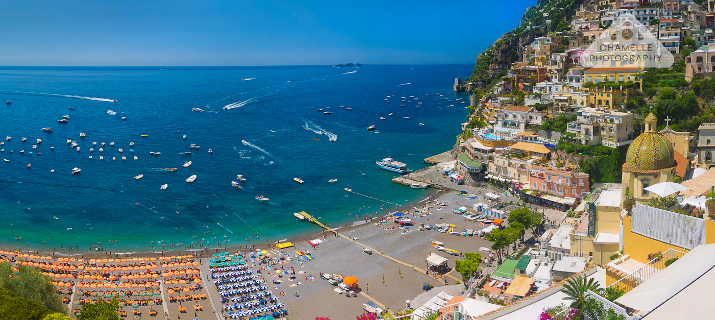 Chamelle Photography panorama Positano, Italy