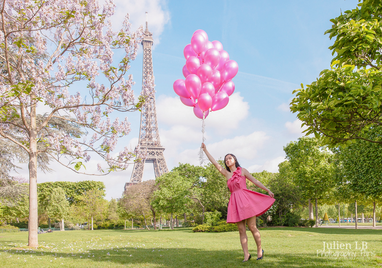 Paris Helium Balloons photoshoot