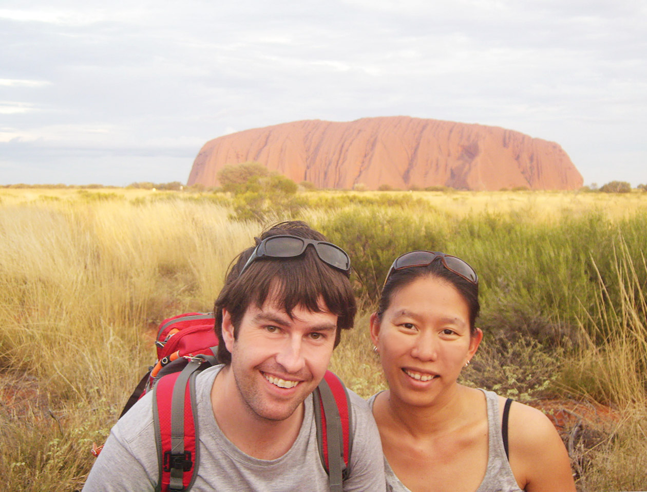 Travel blogger interviews Ayers Rock Uluru Australia Amy Footprints and Memories