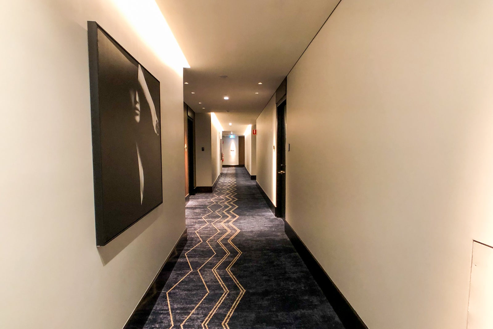 The Fall Guy filming locations in Sydney, Australia - Kimpton Margot Hotel corridor