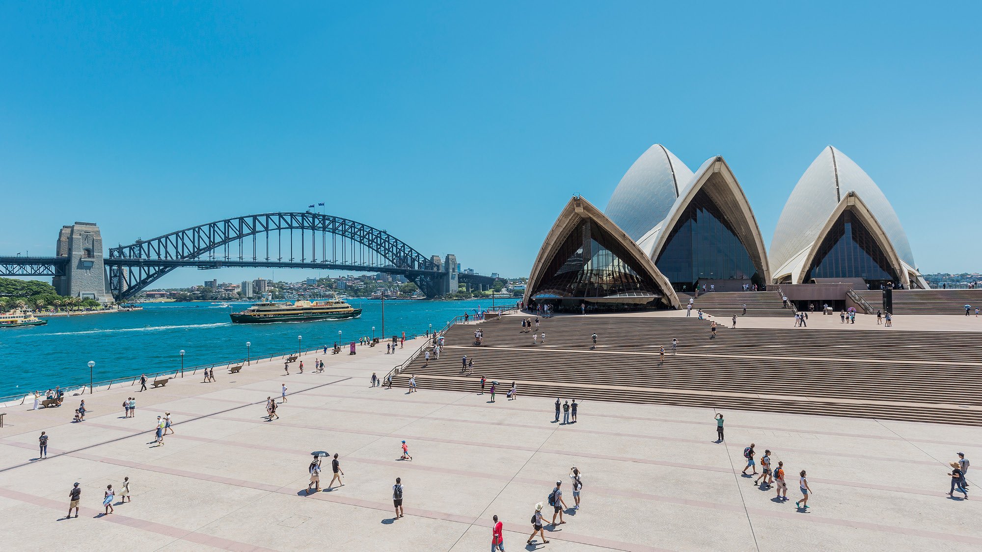 The Fall Guy filming locations in Sydney, Australia - Sydney Opera House forecourt